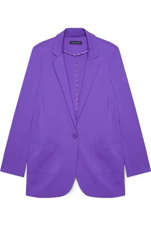 Fiorella rubino Dames, Jassen, Paars, Maat: 3XL Viscose