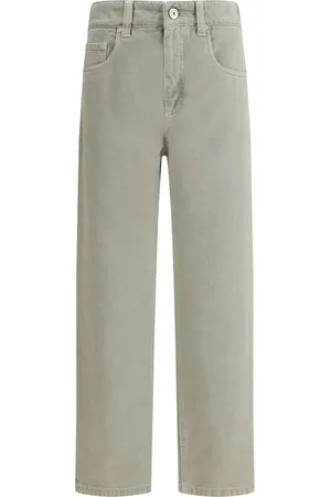 Brunello Cucinelli Dames, Jeans, Grijs, Maat: S