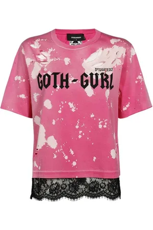 Dsquared2 Dames, Tops, Roze, Maat: XS