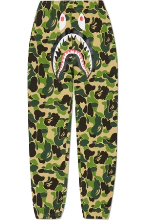 A Bathing Ape Heren, Broeken, Groen, Maat: S Katoen