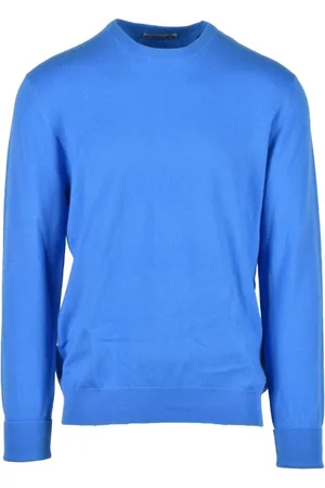 BALLANTYNE Heren, Truien, Blauw, Maat: XL Kasjmier