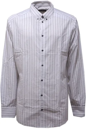 Dolce & Gabbana Heren, Overhemden, Wit, Maat: 2XL Katoen