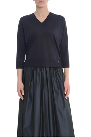 HERNO Dames, Truien, Blauw, Maat: M Jersey