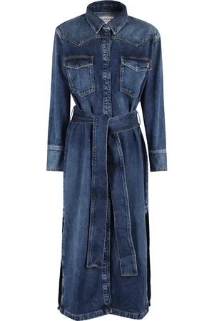Icon Denim Dames, Jurken, Blauw, Maat: S Denim