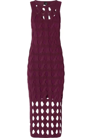 Pinko Dames, Jurken, Rood, Maat: XS Katoen