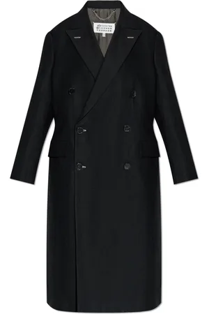 Maison Margiela Dames, Mantels, Zwart, Maat: XS Wol