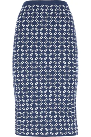 Givenchy Dames, Rokken, Blauw, Maat: M Viscose