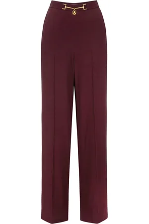 Elisabetta Franchi Dames, Broeken, Bruin, Maat: XS