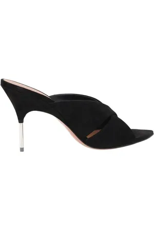 Amina Muaddi Dames, Schoenen, Zwart, Maat: 38 EU