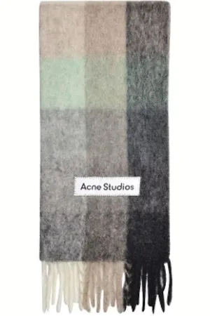 Acne Studios Unisex, Accessoires, Groen, Maat: ONE Size Wol