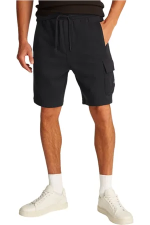 Calvin Klein Heren, Korte broeken, Zwart, Maat: S Katoen