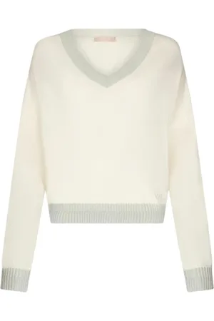 Liu Jo Dames, Truien, Wit, Maat: XS Viscose