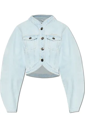 ROTATE Dames, Jassen, Blauw, Maat: L Denim