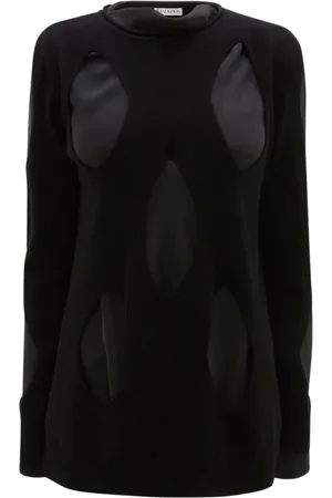 J.W.Anderson Dames, Truien, Zwart, Maat: 2XS Wol