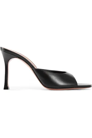 Amina Muaddi Dames, Schoenen, Zwart, Maat: 39 EU