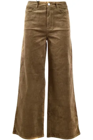 Paige Dames, Jeans, Groen, Maat: W26 Denim