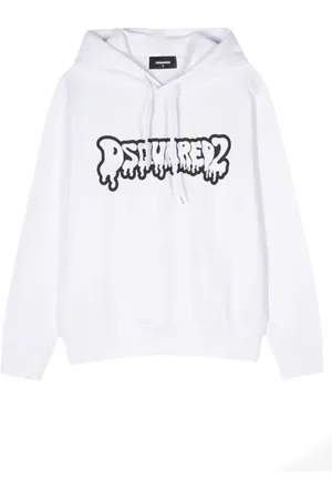 Dsquared2 Heren, Sweatshirts & Hoodies, Wit, Maat: L
