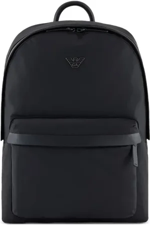 Emporio Armani Heren, Tassen, Zwart, Maat: ONE Size Nylon