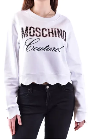 Moschino Dames, Sweatshirts & Hoodies, Wit, Maat: S