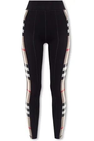Burberry Dames, Broeken, Zwart, Maat: L