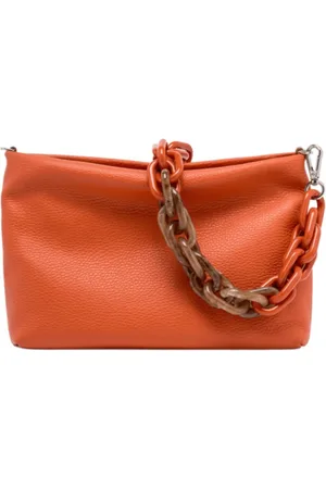 Gianni chiarini Dames, Tassen, Oranje, Maat: ONE Size Leer
