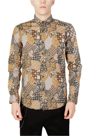 GIANNI LUPO Heren, Overhemden, , Maat: 4XL Katoen