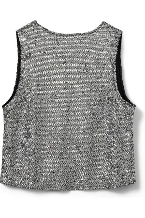 Sofie Schnoor Dames, Tops, Grijs, Maat: S