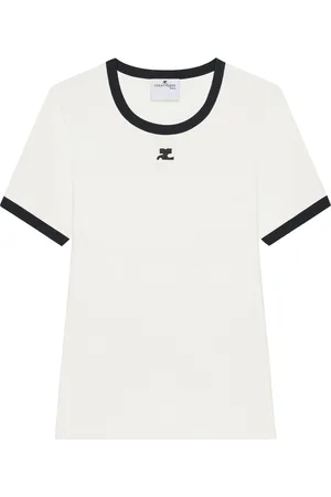 Courrèges Dames, Tops, Wit, Maat: XS Katoen