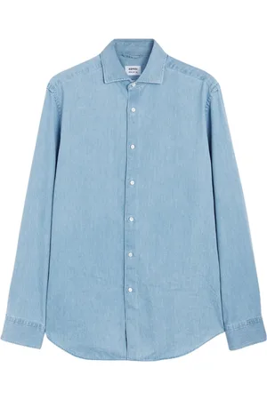 Aspesi Heren, Overhemden, Blauw, Maat: XL Katoen