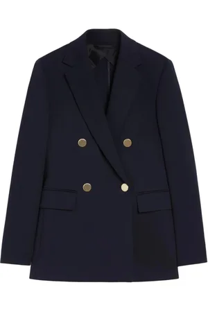 Max Mara Dames, Jassen, Blauw, Maat: 2XS