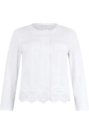 Liu Jo Dames, Blouses & Shirts, Wit, Maat: L Katoen