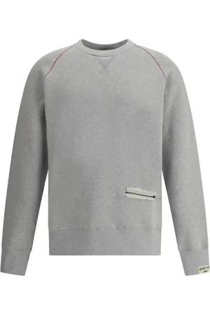 Golden Goose Heren, Sweatshirts & Hoodies, Grijs, Maat: L Katoen