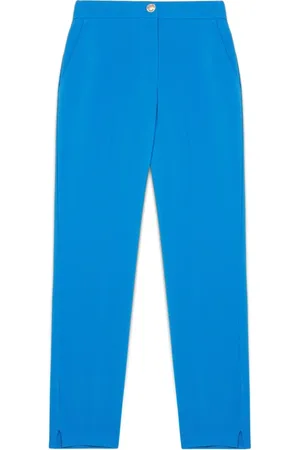 Oltre Dames, Broeken, Blauw, Maat: 2XL Poliester