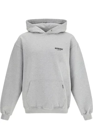 Represent Heren, Sweatshirts & Hoodies, Grijs, Maat: L Katoen