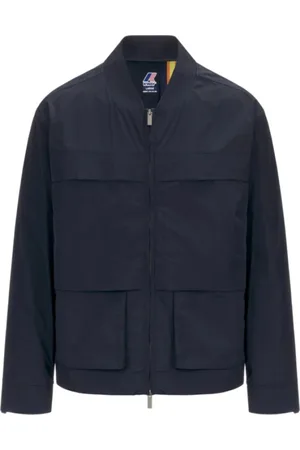 K-Way Heren, Jassen, Blauw, Maat: S Nylon