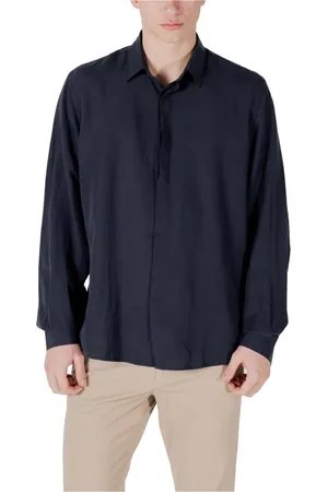 Antony Morato Heren, Overhemden, Blauw, Maat: XL Linnen