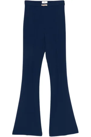 Elisabetta Franchi Dames, Broeken, Blauw, Maat: M