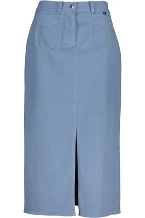 AMELIE & AMELIE Dames, Rokken, Blauw, Maat: L