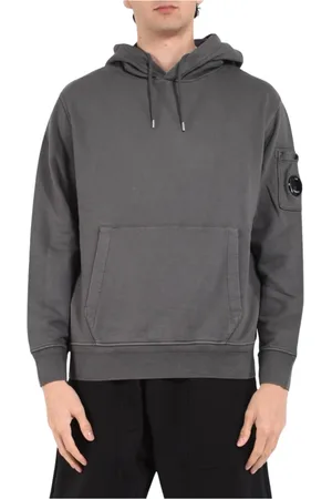 C.P. Company Heren, Sweatshirts & Hoodies, Grijs, Maat: M Katoen