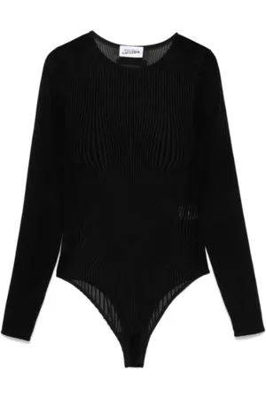 Jean Paul Gaultier Dames, Tops, Zwart, Maat: L