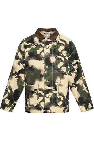 A Bathing Ape Heren, Jassen, Groen, Maat: S Katoen