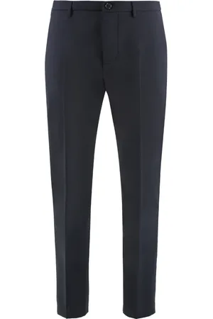 DEPARTMENT FIVE Heren, Broeken, Blauw, Maat: W34 Poliester