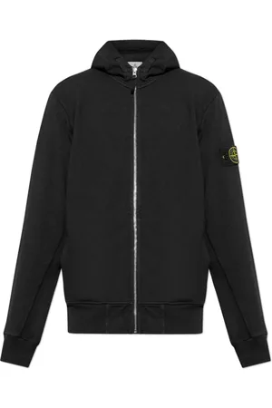 Stone Island Heren, Sweatshirts & Hoodies, Zwart, Maat: L Katoen