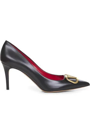 VALENTINO GARAVANI Dames, Schoenen, Zwart, Maat: 38 1/2 EU Leer