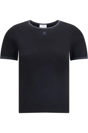 Courrèges Dames, Tops, Blauw, Maat: M Katoen