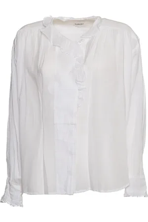 Isabel Marant Dames, Blouses & Shirts, Wit, Maat: XS Katoen