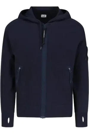 C.P. Company Heren, Sweatshirts & Hoodies, Blauw, Maat: M Katoen
