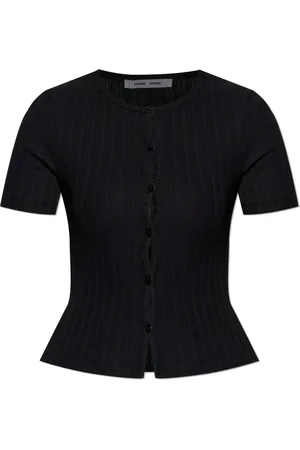 Samsøe Samsøe Dames, Blouses & Shirts, Zwart, Maat: M Katoen