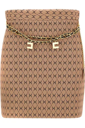 Elisabetta Franchi Dames, Rokken, Bruin, Maat: L