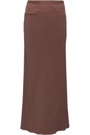 Rick Owens Dames, Rokken, Bruin, Maat: S